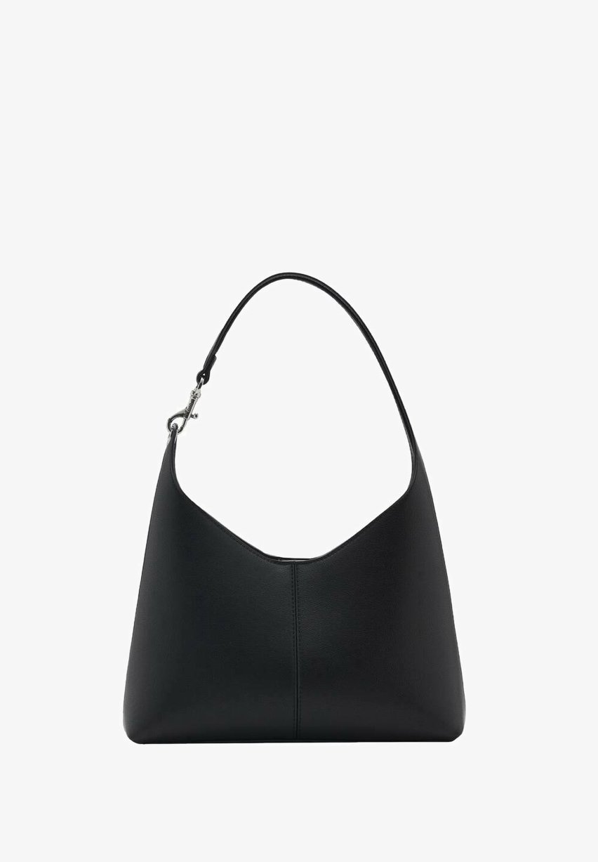 Mango SHOPPER WITH DETAIL - Käekott - must