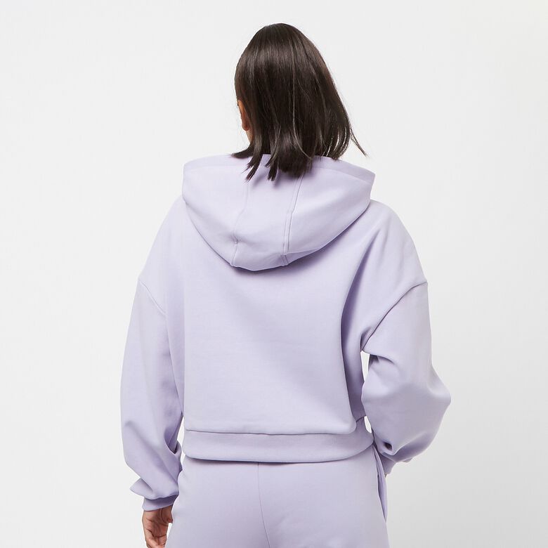 Comfortabele korte hoodie met rits