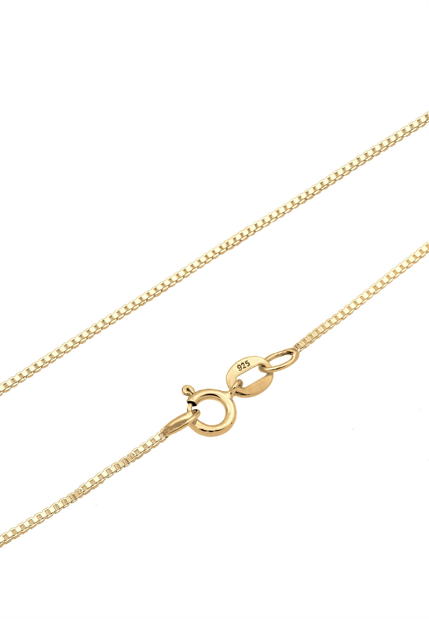 Elli Tendance pendentif serpent pour femme avec cristaux de zirconium en argent sterling 925 plaqué or