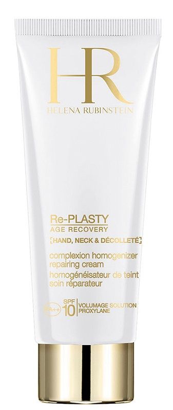 „Re-Plasty Age Recovery“ – senėjimą stabdantis kremas rankoms, kaklui ir dekoltė sričiai. Prabangus raukšles ir senėjimą stabdantis kremas.