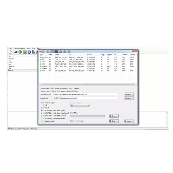 Pack RenoLink | VLinker + RenoLink version 2.09 | Valise diagnostic auto pour Renault et Dacia | Diagnostic Puissant | Lecture