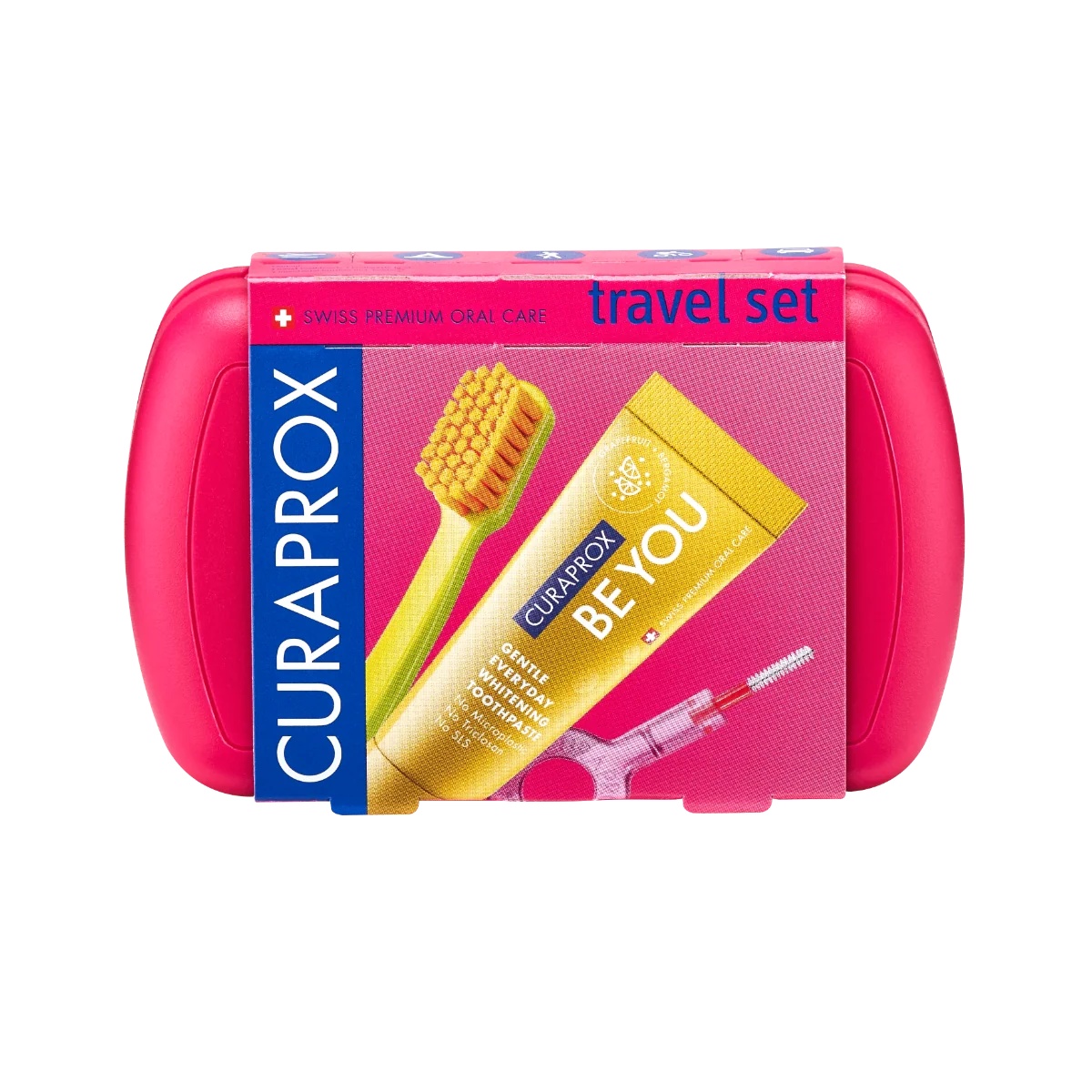 CURAPROX Curaprox Magenta suuhügieeni reisikomplekt