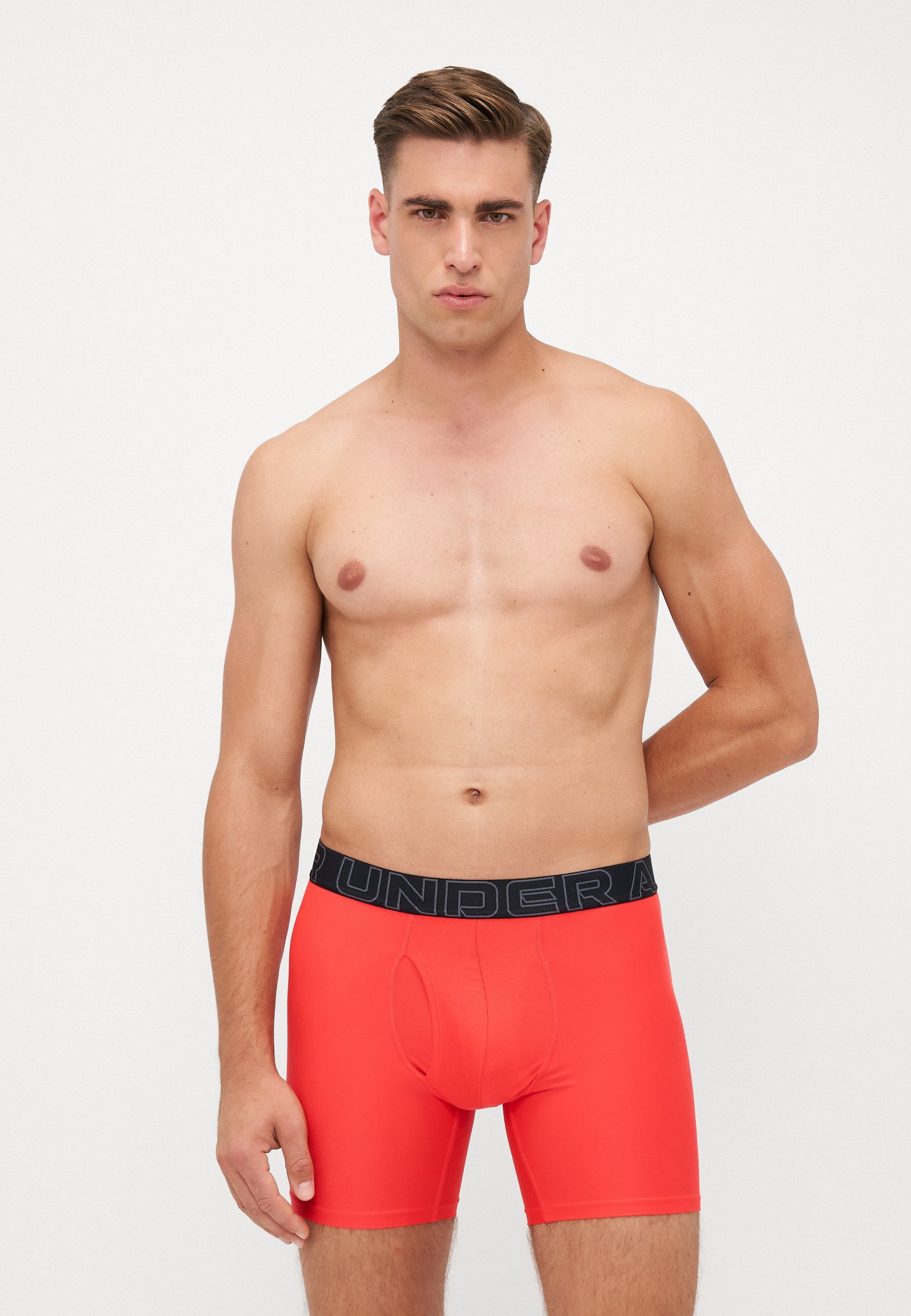 Under Armour PERFORMANCE 3-PACK - Boxershorts - Racer Red/Static Woodland Black/Blue Smoke