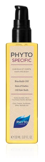 PHYTO Phyto Phytospecifiskā baobaba eļļa barojošai iedarbībai 150 ml Ķermenim un cirtainiem un viļņainiem matiem
