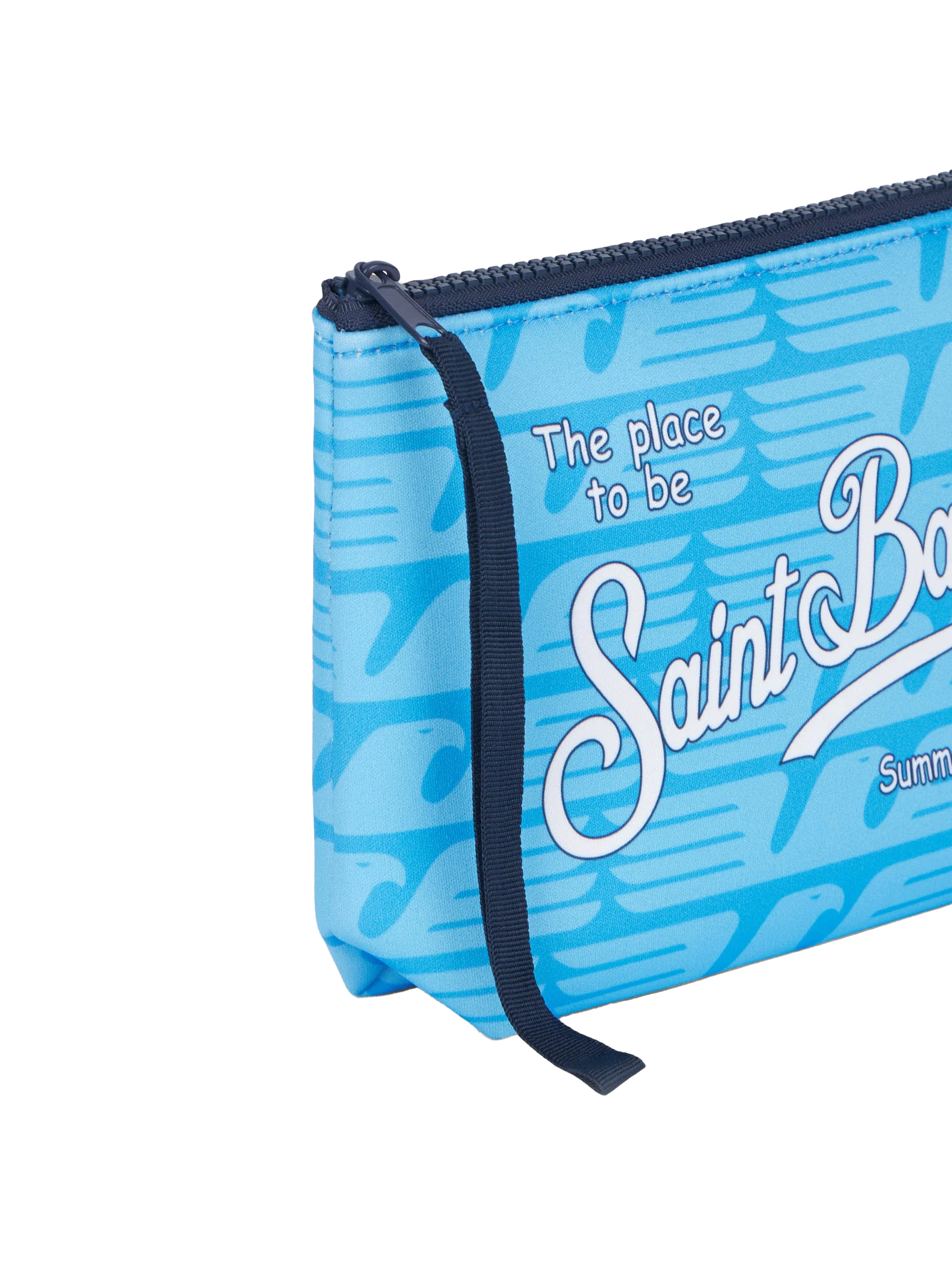 Aline scuba clutch tas met Lazio-print | SS LAZIO SPECIAL EDITION