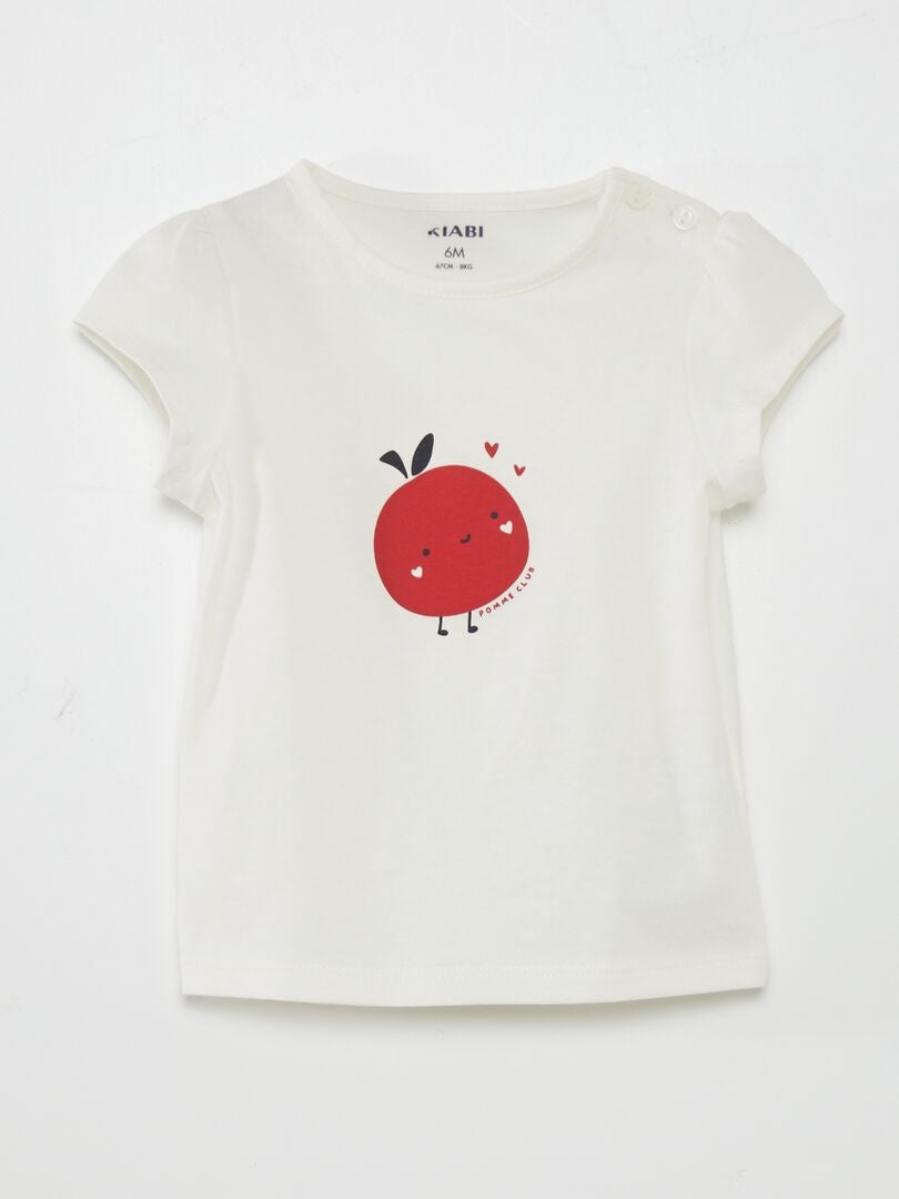 Camiseta animada - BRANCA