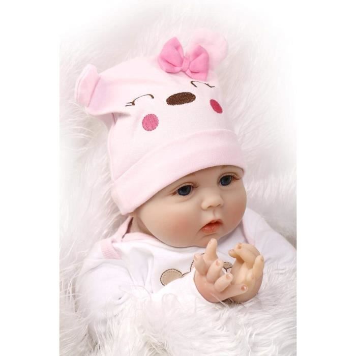 ZIYIUI Reborn Girl Doll 55cm - Silicone - Magnetic - Gift Toy 22 2655