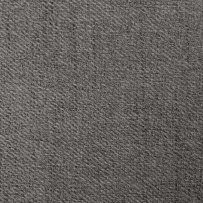 Sofá cama esquinero reversible de 4 plazas MITCHELL - Tela antracita - Ancho 247 x Profundidad 91 x Alto 205 cm - Compartimento de almacenamiento