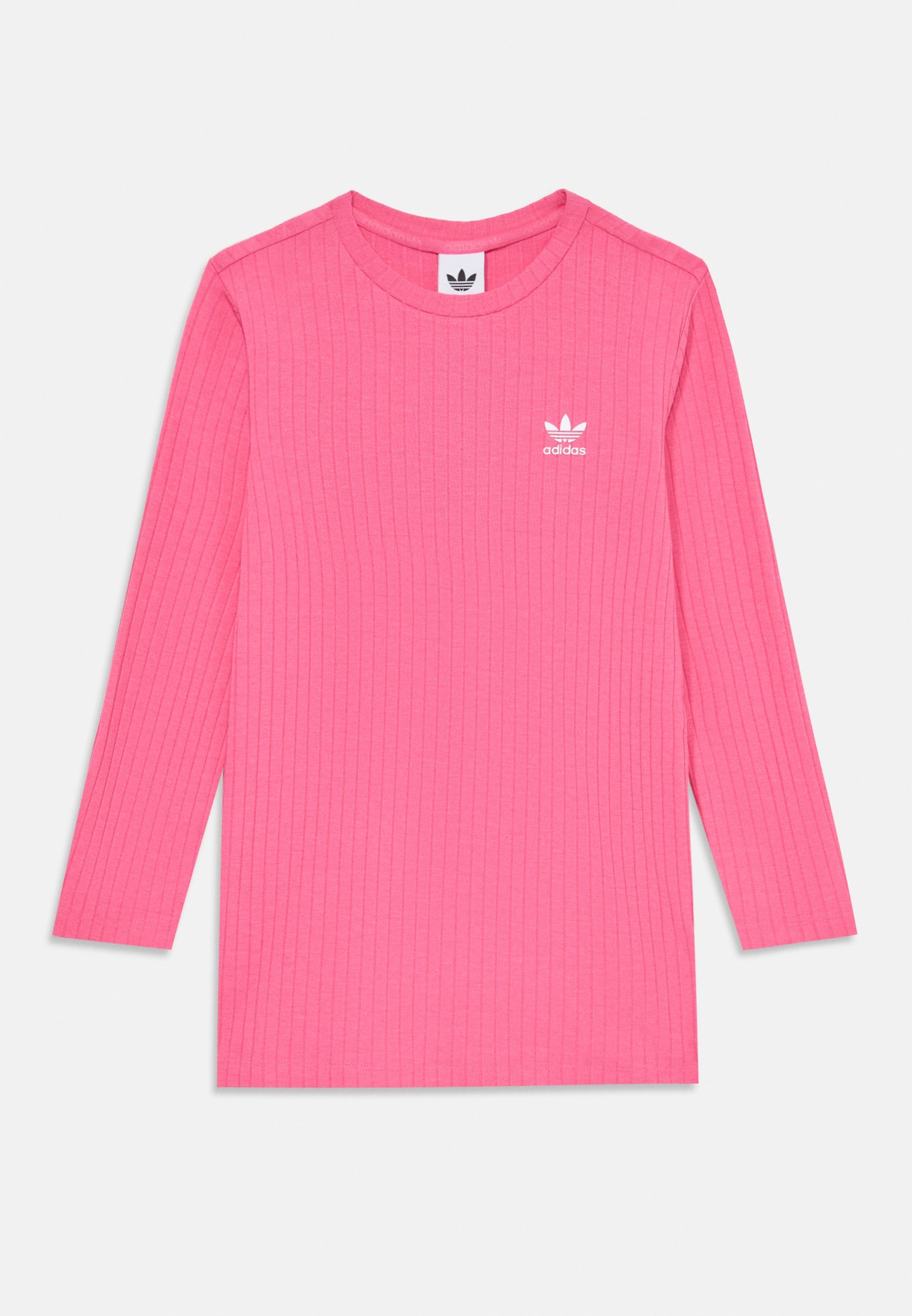 adidas Originals WIDE DRESS - Jersey jurk - roze fusion/wit