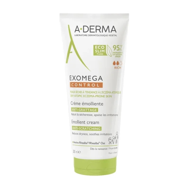 ADERMA Exomega Control pehmendav kreem atoopilisele nahale 200 ml