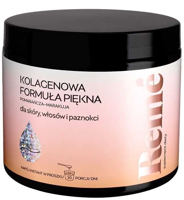 Reme Kolagenowa Formuła Piękności, Smak pomarańcza-marakuja, Proszek