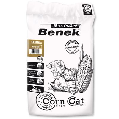 Litière Super Benek Corn Golden Cat Litter