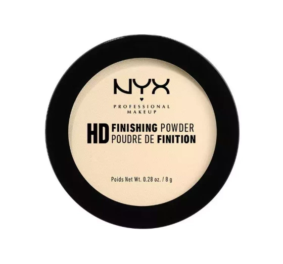 NYX Professional Makeup HD Finishing wykańczający puder prasowany 02 Banana 8 g