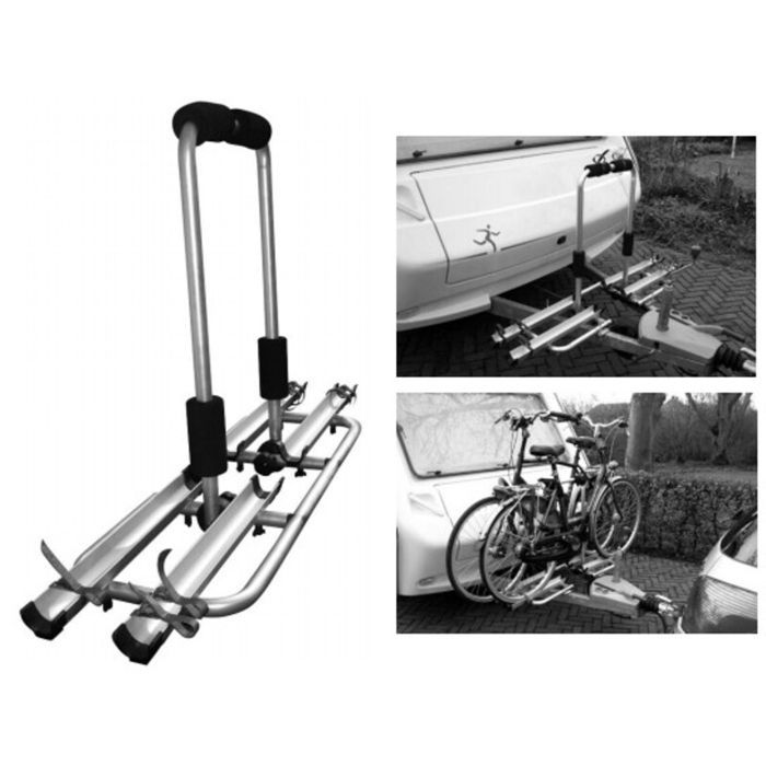 Trailer and caravan drawbar bike rack for 2 bikes - LAS