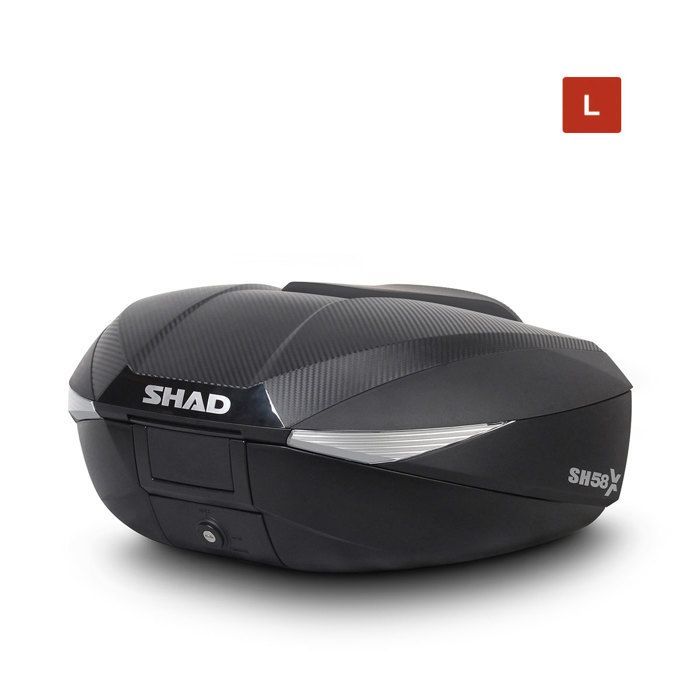 Topcase – Shad – SH58X Carbon – 46–58 l – Smart Lock – Universal