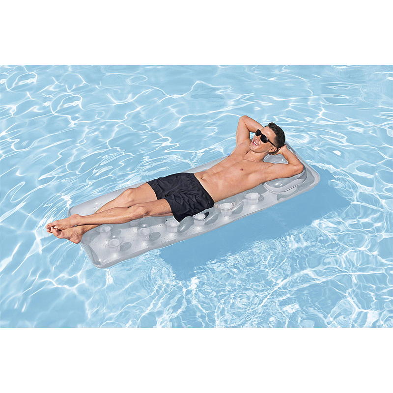 Bestway badmatras 71x188 cm, zilver