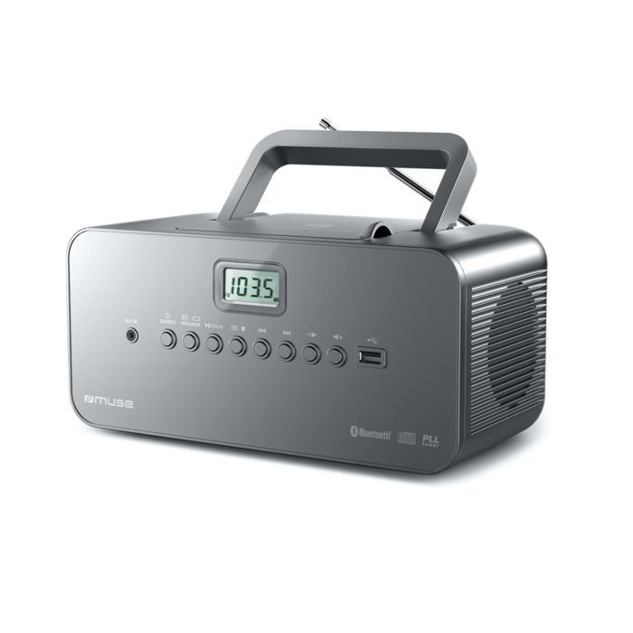 Radio portable - MUSE - M-30 BT - Bluetooth - Lecteur CD/MP3 - Radio PLL FM/MW