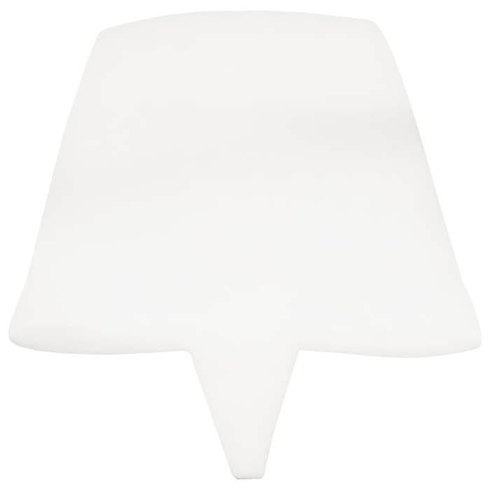 Schuimrubberen bedbrug - MEUBLECHIC - 25x200x8 cm - Wit - Maakt van 2 eenpersoonsbedden 1 - Comfortabel - Niet wasbaar