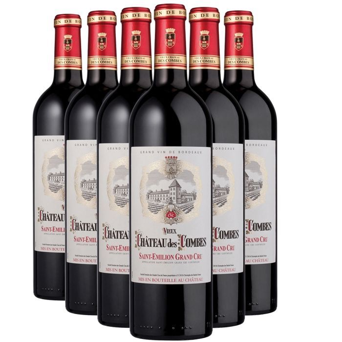 Vieux Château des Combes 2021 - Saint-Emilion Grand Cru - Vino Tinto Burdeos (6x75cl)