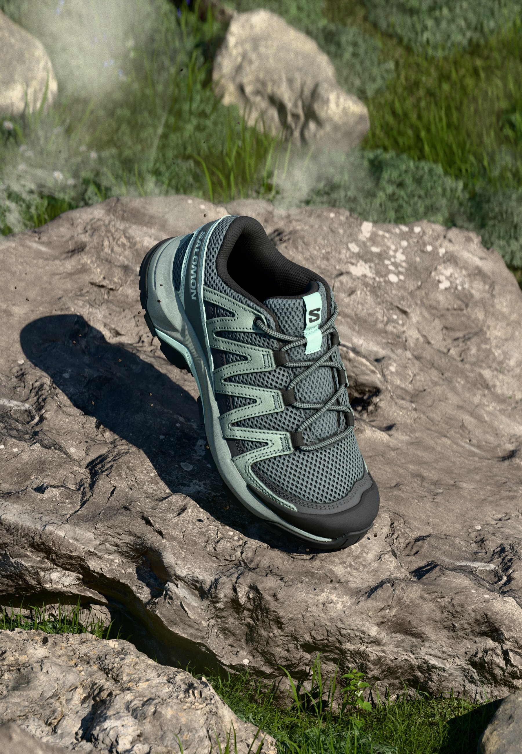 Salomon X-ADVENTURE RECON - Wandelschoenen - sedona sage/green milieu/bay