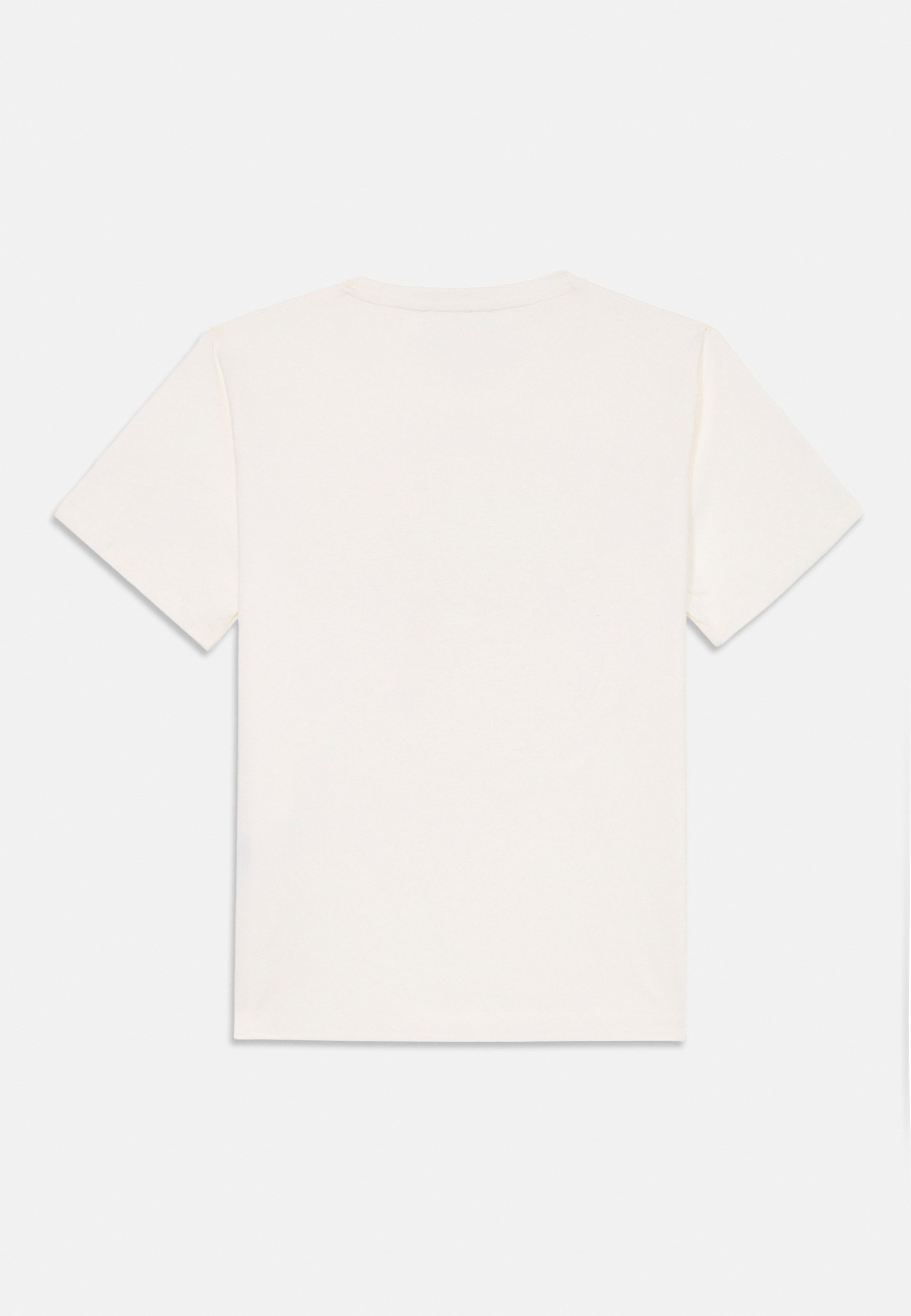 Versace MEDUSA KIDS EFFECT PRINT UNISEX - T-shirt met print - wit/koningsblauw
