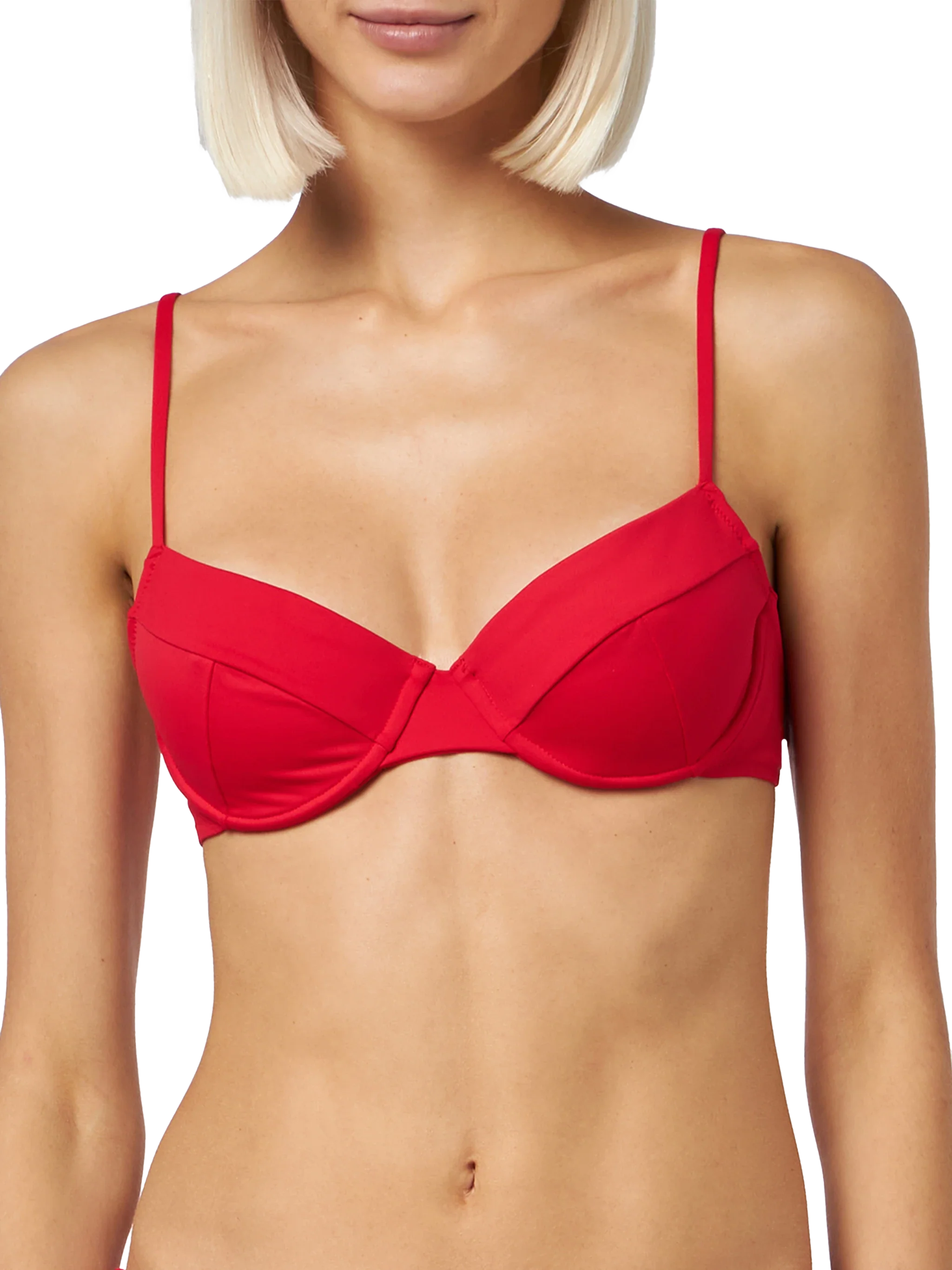 Bea Virgo rode bralette bikini met beugel voor dames
