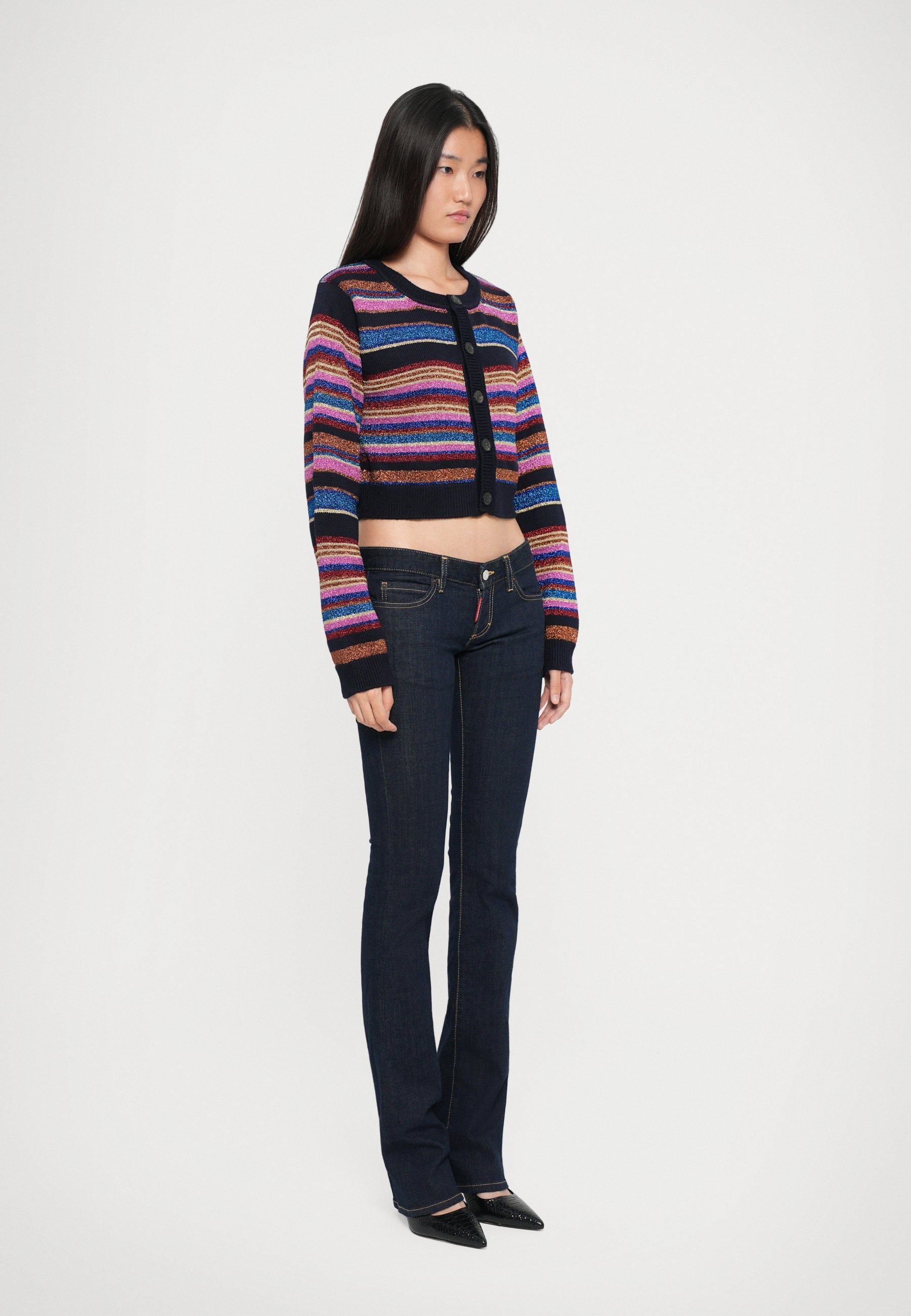 Dsquared2 VENUS - Jeans a zampa - blu navy