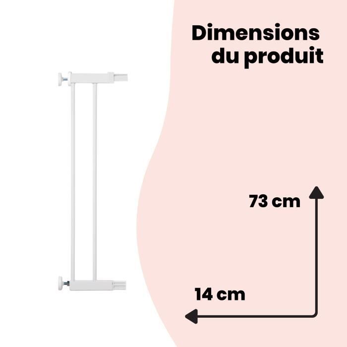 SF1 Extension barrière 14cm Blanc