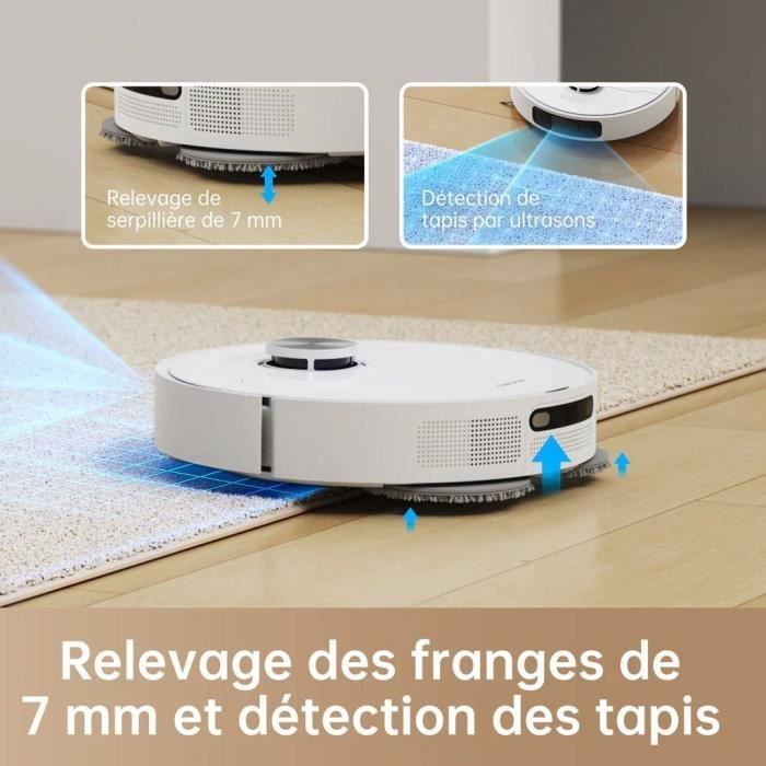 Dreame L10 PRIME - Robot aspirapolvere e lavapavimenti con stazione di svuotamento e funzione autopulente - Tecnologia LDS - Potenza di aspirazione 4000 Pa