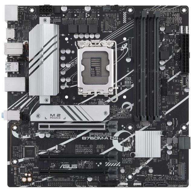 Scheda madre - ASUS - PRIME B760M-A D4-CSM - Intel B760 LGA 1700 micro ATX