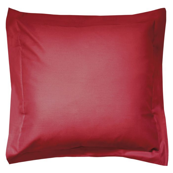 Funda de almohada lisa de algodón ALTO Garance de 80x80 cm