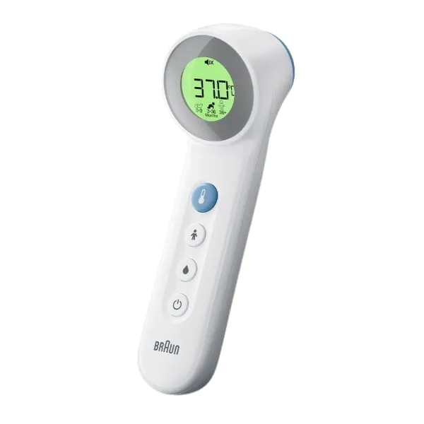 Braun BNT400, Termometr bezdotykowy do czoła, Biały