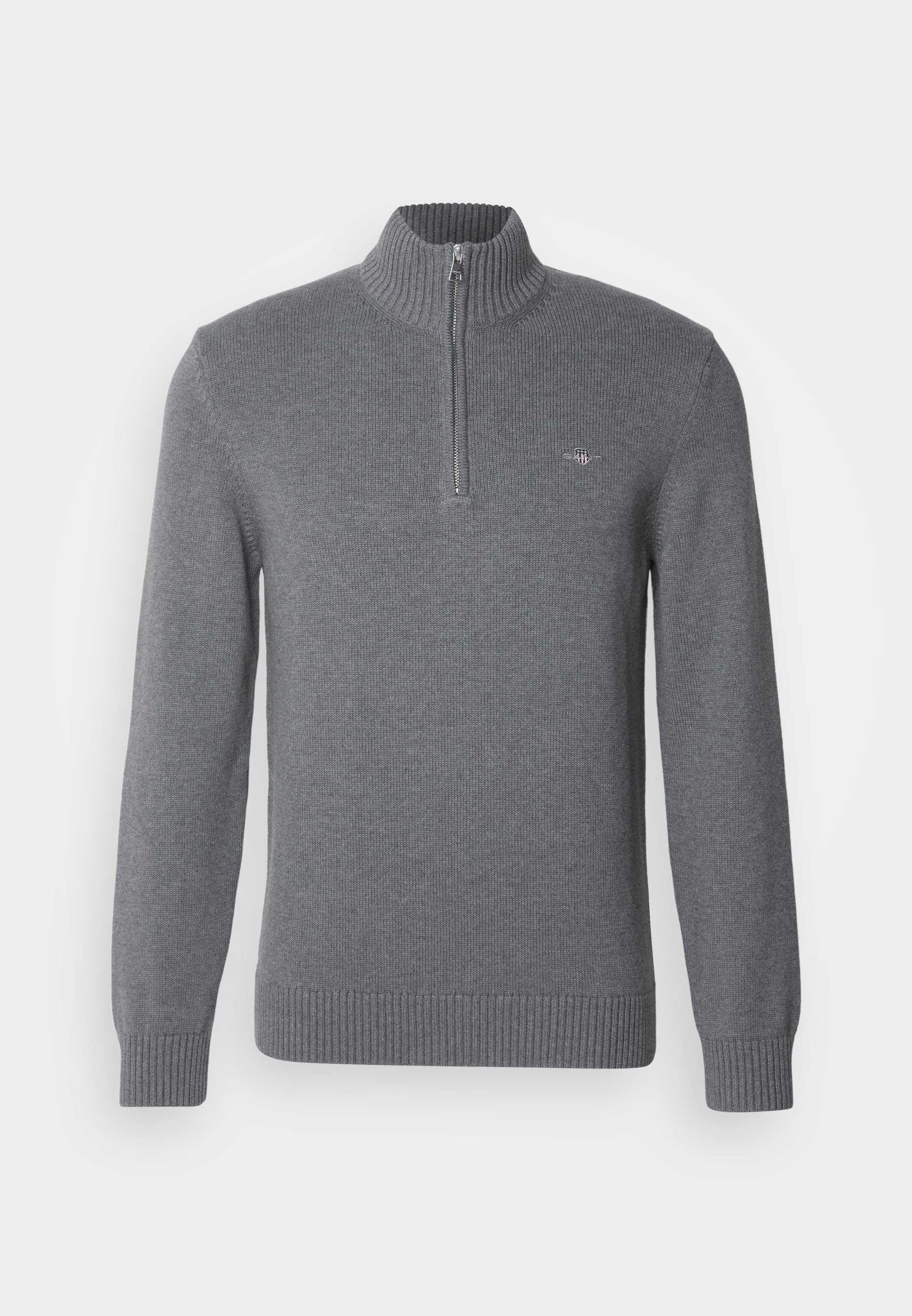 GANT CASUAL HALF - Trui - donkergrijs gemêleerd