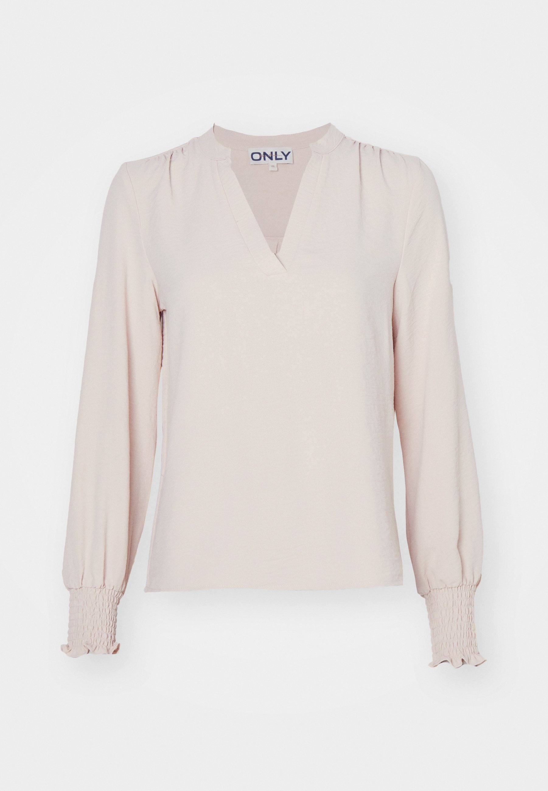 ONLY ONLMETTE V-HALS SMOCK - Top - grijs