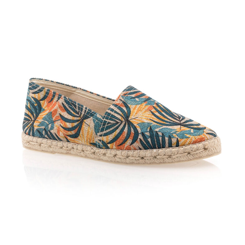 Grønne espadriller med tausåler til dame
