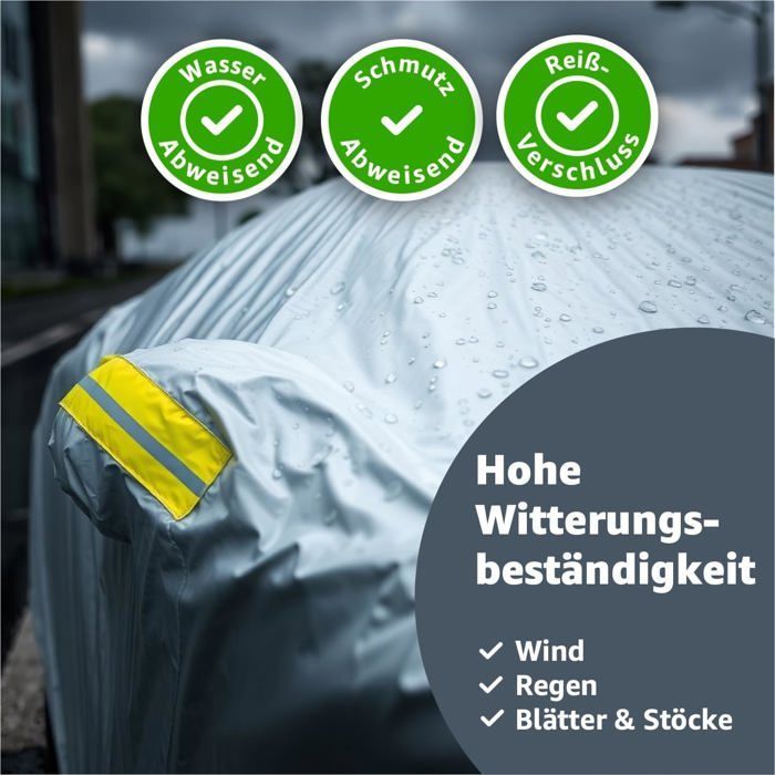 Bâche SUV housse voiture garage complet – protection auto imperméable car cover intérieur & extérieur – 490 × 190 × 180 cm