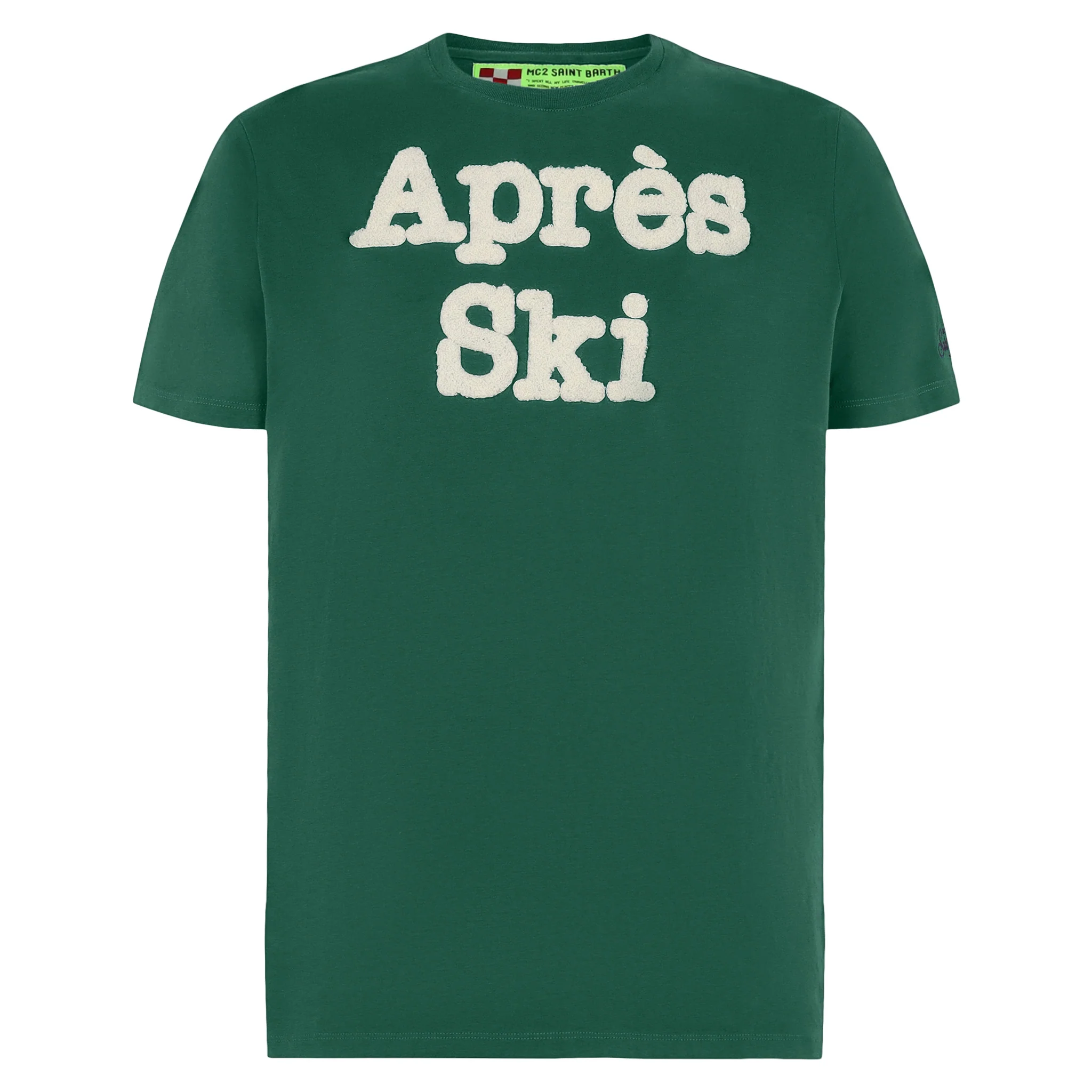 Après-ski T-shirt met badstofpatch