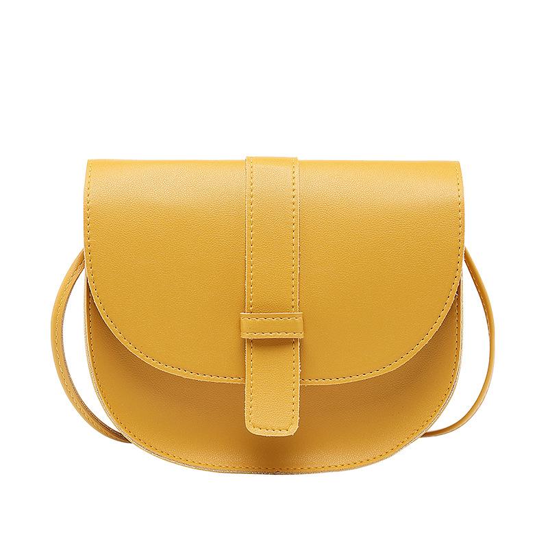 Petit sac à main tendance pour femme, idéal pour l'été. Couleur unie. Sac bandoulière simple en PU. Sacoche élégante.
