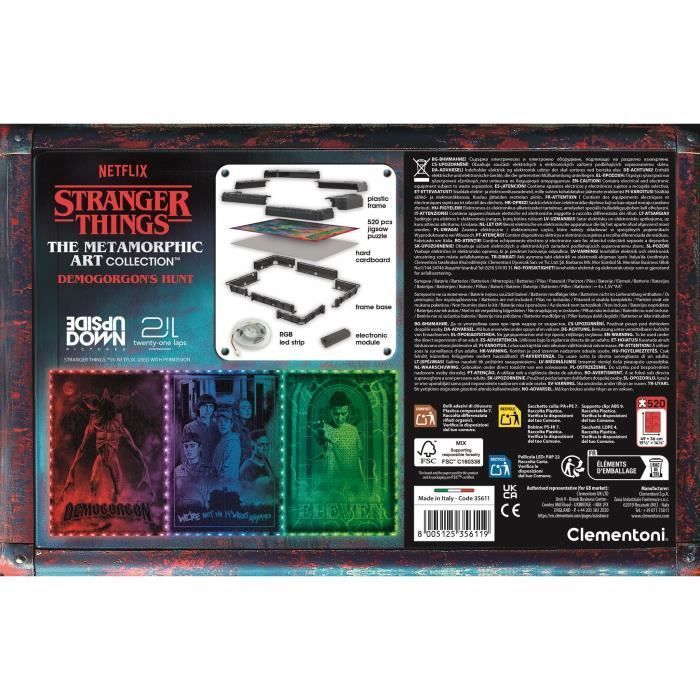 CLEMENTONI - The Morphing Collection - Stranger Things - Marco de luz V3