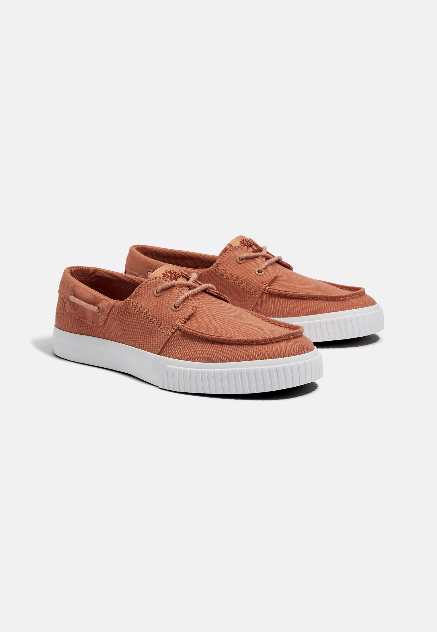 Timberland bootschoenen - roestbruin canvas