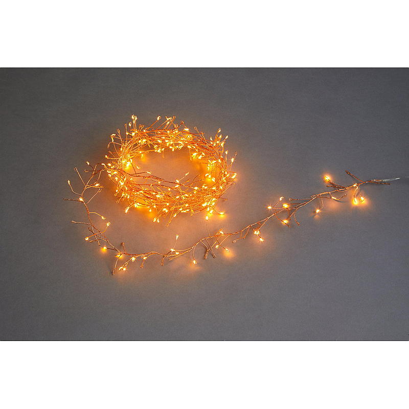 Luci decorative per la casa 480 LED Luce calda, perla