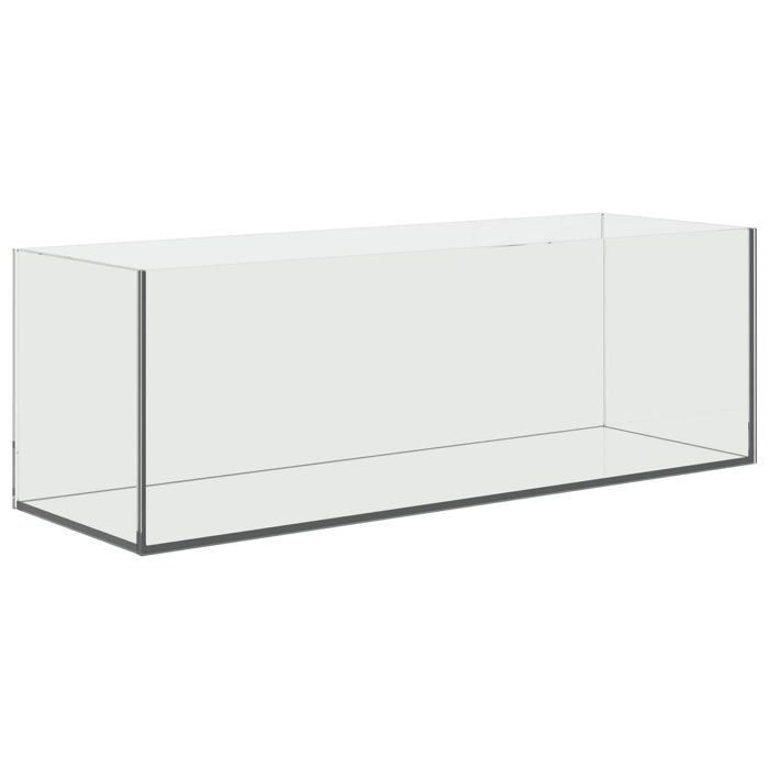 Lasinen akvaario - vidaXL - 60x20x20 cm - valkoinen - suorakaiteen muotoinen - sisä- ja ulkokäyttöön - sileät reunat