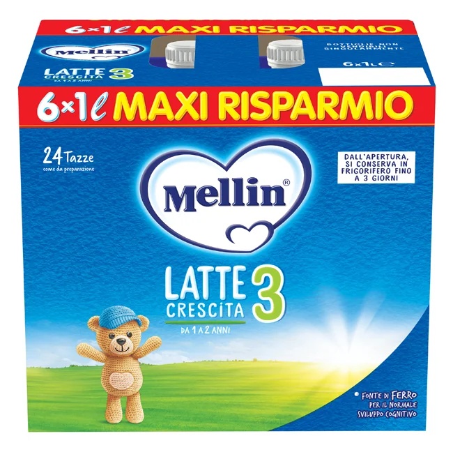 MELLIN Mellin Groei 3 Melk 6 1000Ml