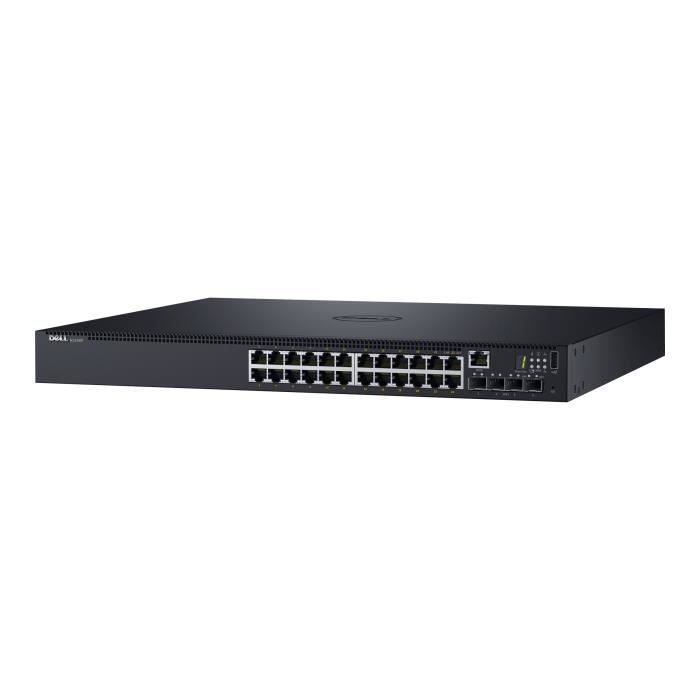 Switch di rete - DELL - N1524P - PoE+ - 24 porte 1GbE + 4 porte 10GbE SFP+ - Stacking
