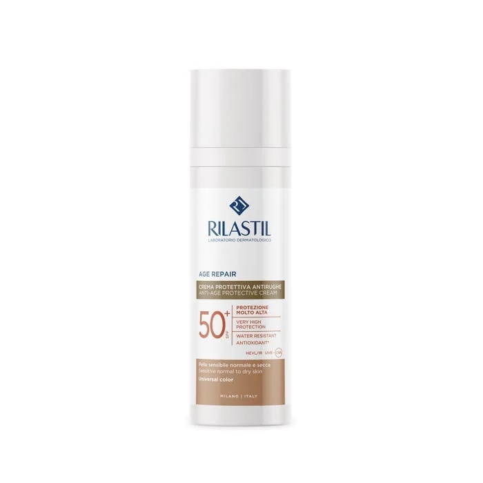 RILASTIL Rilastil Photoprotection 365 Age Repair Cream SPF50+ αντιρυτιδικό αντηλιακό με χρώμα