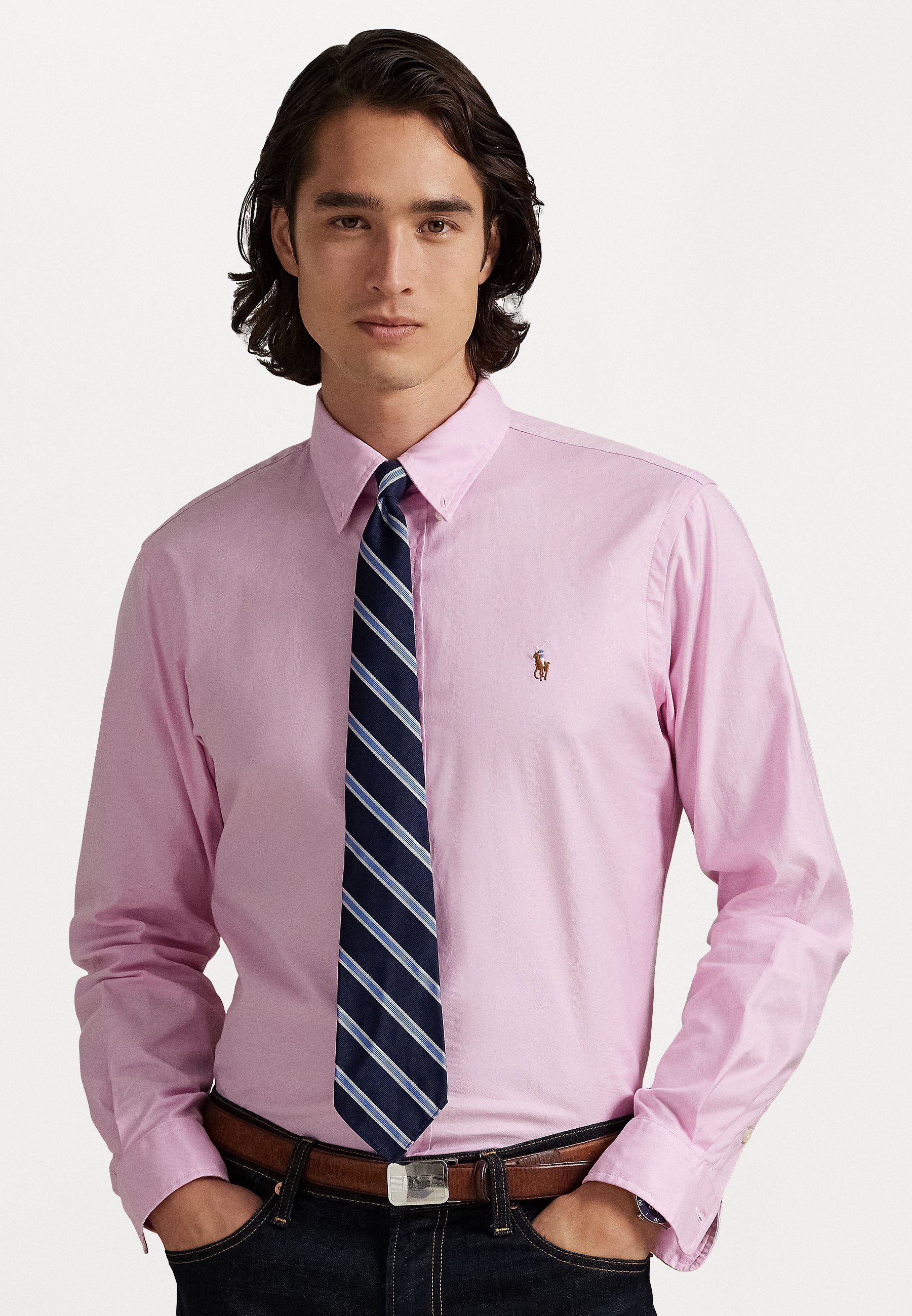 Polo Ralph Lauren CUSTOM FIT STRETCH OXFORD SHIRT - Shirt - roze