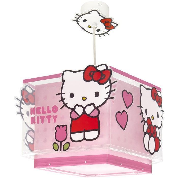 Lámpara de araña y lámpara colgante infantil de Hello Kitty de Dalber
