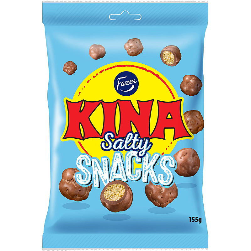 Fazer China zoute snacks 155 g blauw