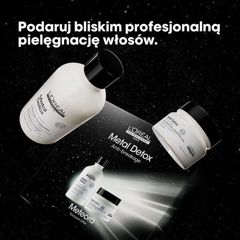 L'Oréal Professionnel Serie Expert Metal Detox darilni set za barvane in poškodovane lase