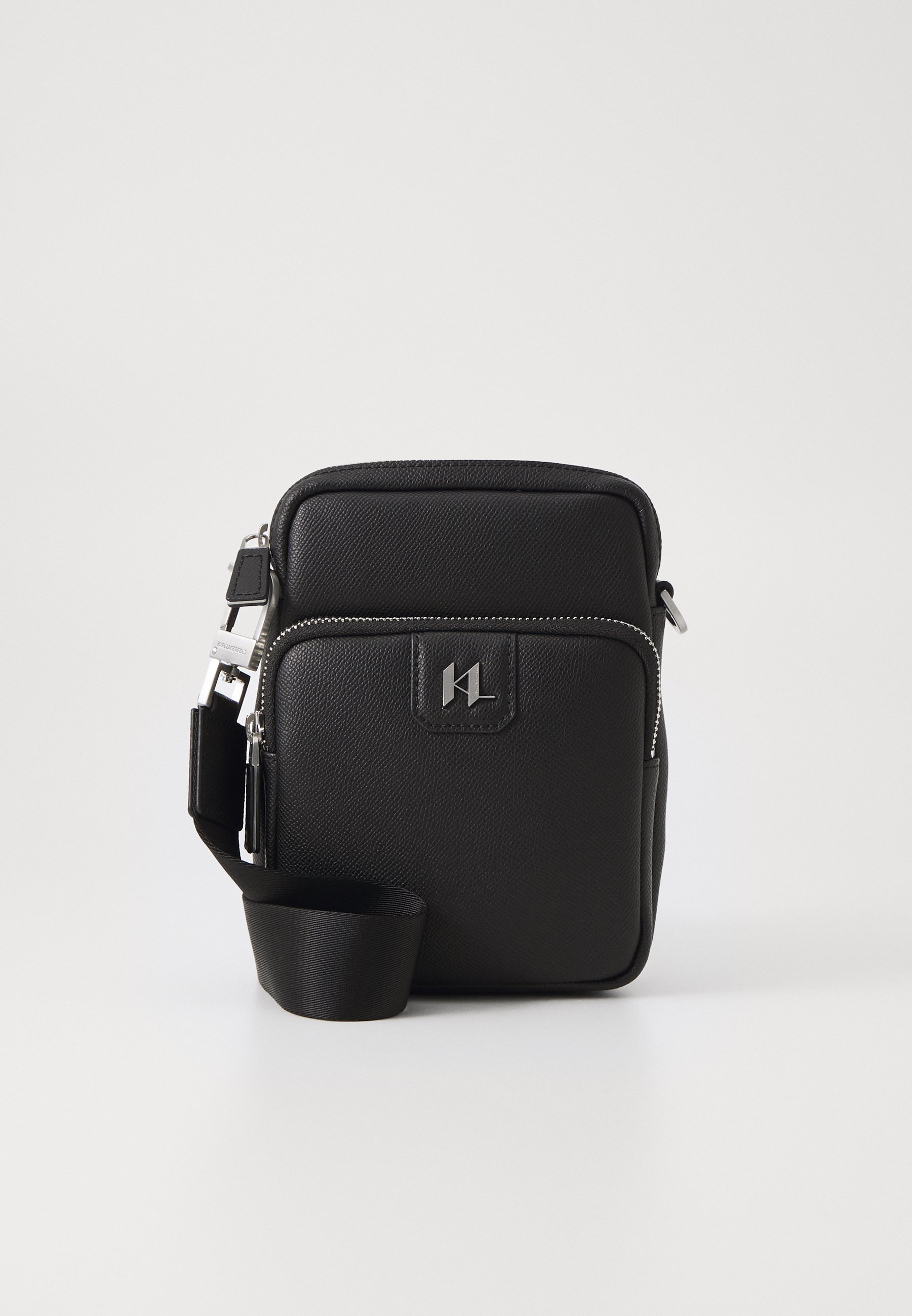 KARL LAGERFELD K/MONOGRAM CROSSBODY - Crossbodytas - zwart